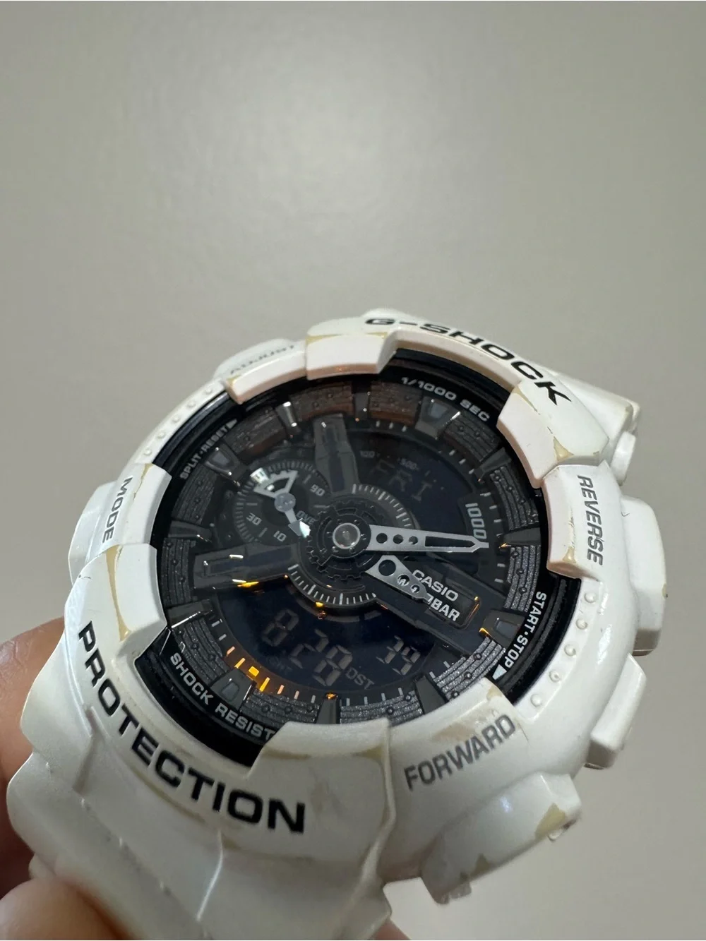 G-Shock White and Black Men's Sport Watch